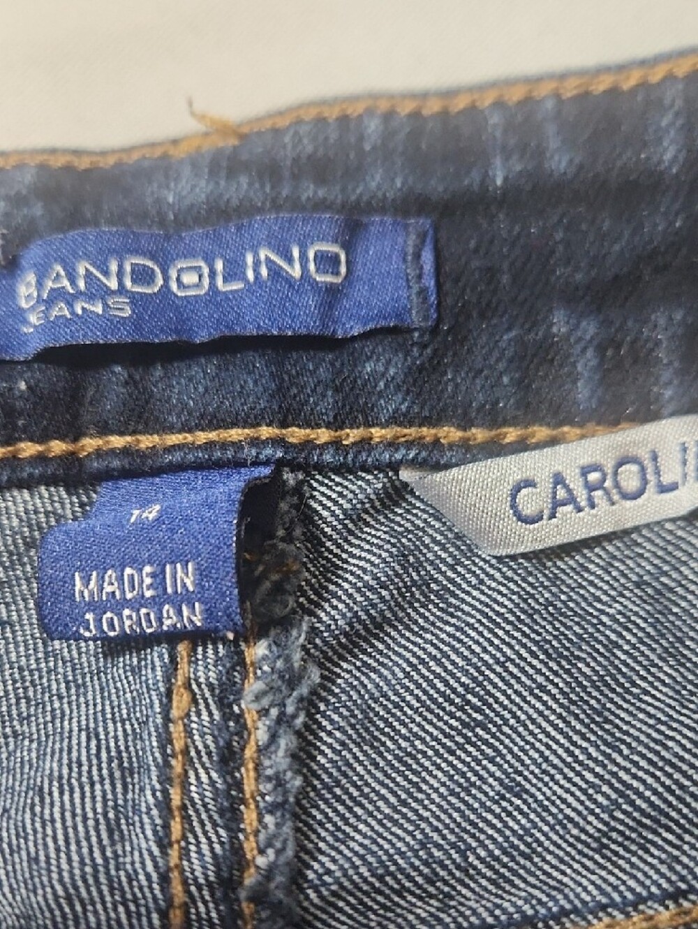Bandolino Women Straight Leg Jeans - Dark Blue - Picture 2 of 10